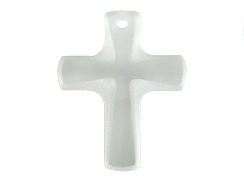 Crystal - 12x10mm Swarovski  Cross Pendant