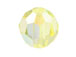12 Jonquil AB - 10mm Swarovski Faceted Round Beads
