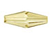 6  Crystal Golden Shadow -  15x6mm Swarovski Long Bicone Beads