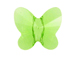 24 Peridot - 6mm Swarovski Faceted Butterfly Beads