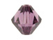 48  Amethyst  - 5mm Swarovski Faceted Bicone Beads