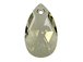 Crystal Silver Shade - 16mm Swarovski  Pear Shape Drop