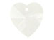 Crystal - 14.4x14mm Swarovski  Heart Shape Pendant
