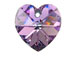 Crystal Vitrail Light - 10.3x10mm Swarovski  Heart Shape Pendant