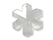 Crystal - 35mm Swarovski  Snowflake Pendant (GWP)
