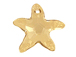 Cryatal Golden Shadow - 40mm Swarovski  Starfish Pendant