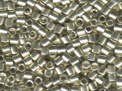 50 gram Galvanized Silver  Delica Seed Beads8/0