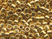 25 gram GOLD 24K PLATED Delica Seed Beads11/0