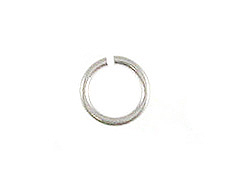 4mm Round <b>SILVER FILLED</b> Open Jump Ring 22 Gauge