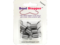 Large Stainless Steel Bead Stopper? Pack of 6