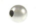 14K White Gold - 4mm Round Bright Beads