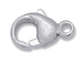 14K White Gold - 11mm Oval Lobster with Ring 