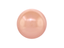 Rose Gold -  5mm Round Swarovski Crystal Pearls Strand of 100