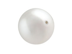 White -  4mm Round Swarovski Crystal Pearls Strand of 100
