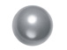 Grey - 12mm Round Swarovski Crystal Pearls Pack of 25