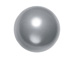 Grey - 5mm Round Swarovski Crystal Pearls Strand of 100