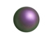 Iridescent Purple - 4mm Round Swarovski Crystal Pearls Strand of 100