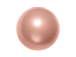 Rose Peach -  12mm Round Swarovski Crystal Pearls Pack of 25