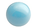 Turquoise -  6mm Round Swarovski Crystal Pearls Strand of 100
