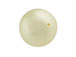 Cream - 6mm Round HALF-DRILLED  Swarovski 5818 Crystal Pearls Factory Pack