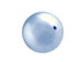 Light Blue - 8mm Half-Drilled Round Swarovski Crystal Pearls Pack  of 25