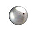 Light Grey - 10mm Half Drilled Round Swarovski Crystal Pearls Pack of 10