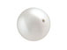 White - 4mm Round HALF-DRILLED  Swarovski 5818 Crystal Pearls Factory Pack