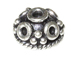 6.5mm Bali Silver Bead Cap  