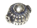 11x9mm  Bali Style Silver Bead