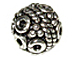 7.3x7.1mm Bali Style Silver Bead