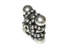 5.9x9.5mm Bali Style Silver Bead 