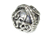  9.8x10.5mm Bali Style Silver Bead