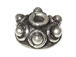 9mm Bali Silver Bead Cap  