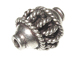 12x11.3mm Bali Style Silver Bead