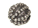 10.6x11.6mm Bali Style Silver Bead