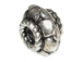 2 pc 5x7mm Bali style Silver Spacer Bead with Rope Ends
