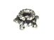 6.5mm 5-Point Star Bali Silver Bead Cap  Bulk Pack of 54