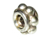 3.2x5.3mm Bali Style Silver Spacer Bead 