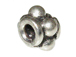 3.3x4.6mm Bali Style Silver Spacer Bead 