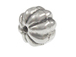 6.5mm Melon Shape Bali Style Silver Beads