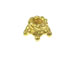 Vermeil 5-point Star Bead Cap 5mm+