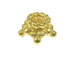 6.2mm Vermeil Bead Cap 