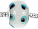 14mm Lampwork Glass Beads -  Plated Core