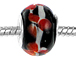 14mm Lampwork Glass Beads -  Plated Core