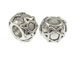 Sterling Silver Star of David Large Hole Bead-6x8.25mm (3.7mm Hole)