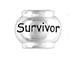 Sterling Silver SURVIVOR Large Hole Bead