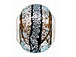 15x10mm Paula Radke Dichroic Glass Bead with Sterling Silver Core - Silver Night