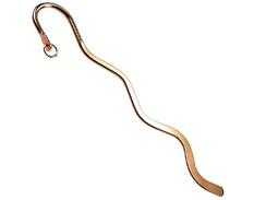 Gold Plated Wavy Bookmark 
