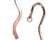 Copper Plated  Wavy Bookmark 