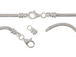 6.5-inch Sterling Silver Caprice Bracelet with Screw Cap 